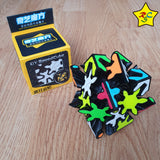 Gear Crazy Qiyi Cubo Axis Modificación 3x3 Gear Cube