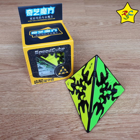 Gear Pyraminx 3x3 Cubo Piramide Qiyi Engrane Buen Giro