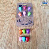Set Imanes Globos Nevera Mini Decoración Hogar Colores X6