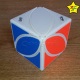 Cubo Ivy Cube Qiyi 3x3 Mofangge Skewb - Negro - Blanco