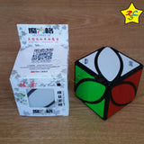 Cubo Ivy Cube Qiyi 3x3 Mofangge Skewb - Negro - Blanco