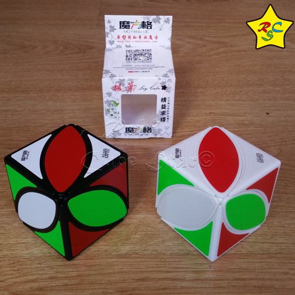 Cubo Ivy Cube Qiyi 3x3 Mofangge Skewb - Negro - Blanco