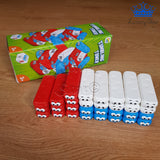 Jenga Infantil Hielocos Ojo Juguete Apilar Juego Mesa + Dado