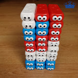 Jenga Infantil Hielocos Ojo Juguete Apilar Juego Mesa + Dado