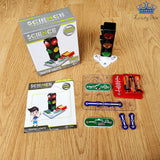 Juego Semaforo Electronica Basica Circuito Trafico Luces Led