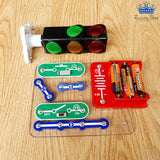 Juego Semaforo Electronica Basica Circuito Trafico Luces Led