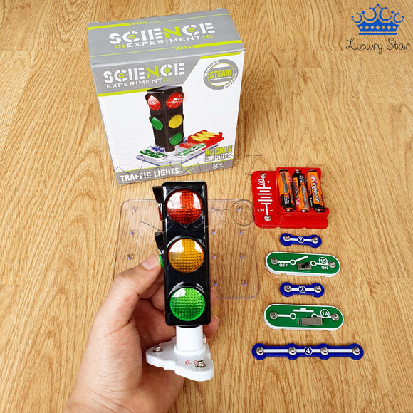 Juego Semaforo Electronica Basica Circuito Trafico Luces Led