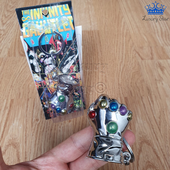 Llaveros Metalico Guante Gemas Infinito Thanos