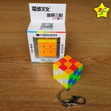Llavero Cubo 3x3 Moyu Profesional Keychain Speed Cube 3cm