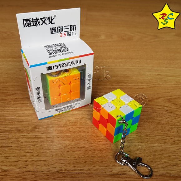 Llavero Cubo 3x3 Moyu Profesional Keychain Speed Cube 3cm