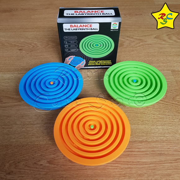 Puzzle Laberinto Equilibrio Semi Circulo Esfera 3d Balance