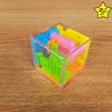 Puzzle Laberinto Cubico Niveles Agilidad Multi Color 4.4cm
