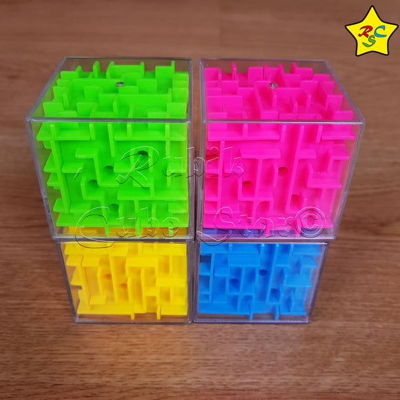 Puzzle Laberinto 3d Rompecabezas 5 Cm - Colores