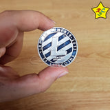 Cripto Moneda Conmemorativa Alta Calidad Blockhain Lujo BTC - Bitcoin - Ether - Litecoin