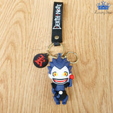Llaveros Personajes Death Note Anime Regalo Surtido X5 Goma