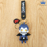 Llaveros Personajes Death Note Anime Regalo Surtido X5 Goma