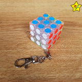 Llavero 3x3 Cubo Bolsillo Transparente Buen Giro Zcube