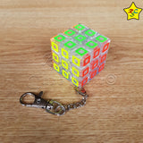 Llavero 3x3 Cubo Bolsillo Transparente Buen Giro Zcube