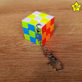Llaveros Mini Cubo 2x2 3x3 Buen Giro Stickerless