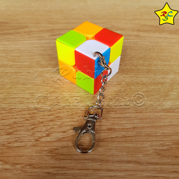 Cubo Llavero 2x2 Zcube Speedcube Mini Stickerless 3.5cm