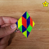Llaveros Mini Cubo 2x2 3x3 Buen Giro Stickerless