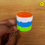 Llaveros Mini Cubo 2x2 3x3 Buen Giro Stickerless