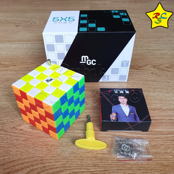 Mgc 5 Magnetico Cubo 5x5 Moyu Yj Velocidad Stickerless