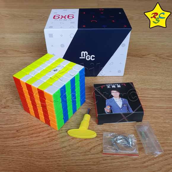 Mgc 6 Magnetico Moyu Yj Cubo 6x6 Profesional Speedcube