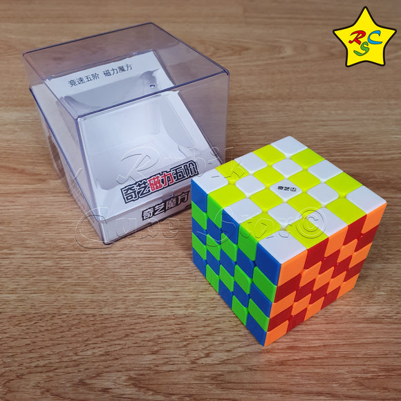 Qiyi 5x5 Ms M Cubo Magnetico Profesional Stickerless