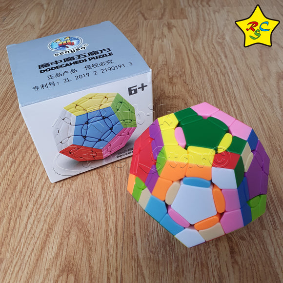 Megaminx 3x3 Tipo Crazy Modificación Cubo Shengshou