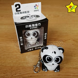 Cubo Oso Panda 2x2 Animal Yuxin Llavero Mini Speedcube