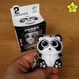 Cubo Oso Panda 2x2 Animal Yuxin Llavero Mini Speedcube