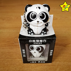 Cubo Oso Panda 2x2 Animal Yuxin Llavero Mini Speedcube