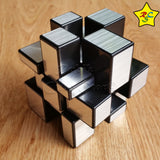 Cubo Shengshou Mirror 3x3 Espejo - Dorado - Plateado