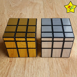 Cubo Shengshou Mirror 3x3 Espejo - Dorado - Plateado