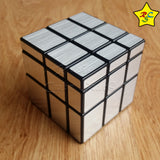 Cubo Shengshou Mirror 3x3 Espejo - Dorado - Plateado