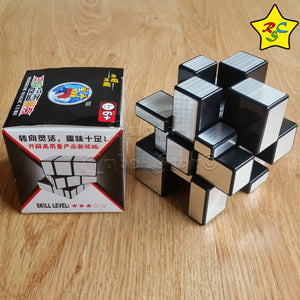 Cubo Shengshou Mirror 3x3 Espejo - Dorado - Plateado