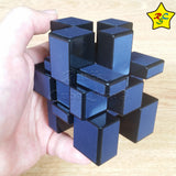 Mirror Qiyi Carbono Cubo 3x3 Speedcube - Azul