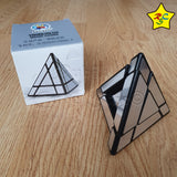 Pyraminx Mirror 2x2 Tower Jing Espejo Shengshou Plateado