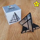 Pyraminx Mirror 2x2 Tower Jing Espejo Shengshou Plateado