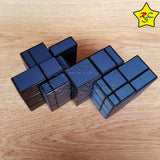 Cubo Mirror Siames 3x3 Modificado Qiyi - Azul