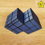 Cubo Mirror Siames 3x3 Modificado Qiyi - Azul