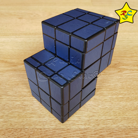 Cubo Mirror Siames 3x3 Modificado Qiyi - Azul