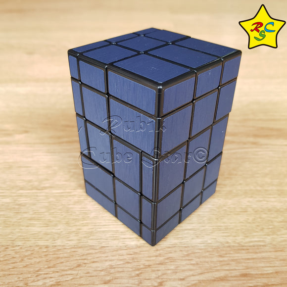 Mirror Siamés Bloque 3x3 Modificado Cubo Qiyi - Azul