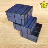 Mirror Siamés Bloque 3x3 Modificado Cubo Qiyi - Azul