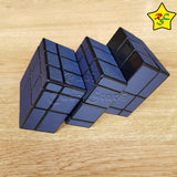 Mirror Siamés Bloque 3x3 Modificado Cubo Qiyi - Azul