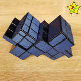 Mirror Siamés Bloque 3x3 Modificado Cubo Qiyi - Azul