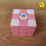 Monster Go 3x3 Cubo Gan Cube Original Rosado Pink
