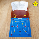 Juego Morris Madera Tablero FichasConcentración Memoria