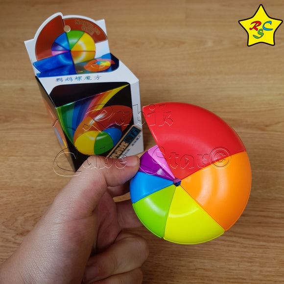 Cubo Nautilus 3x3 Caracol Multicolor Square One Fanxin